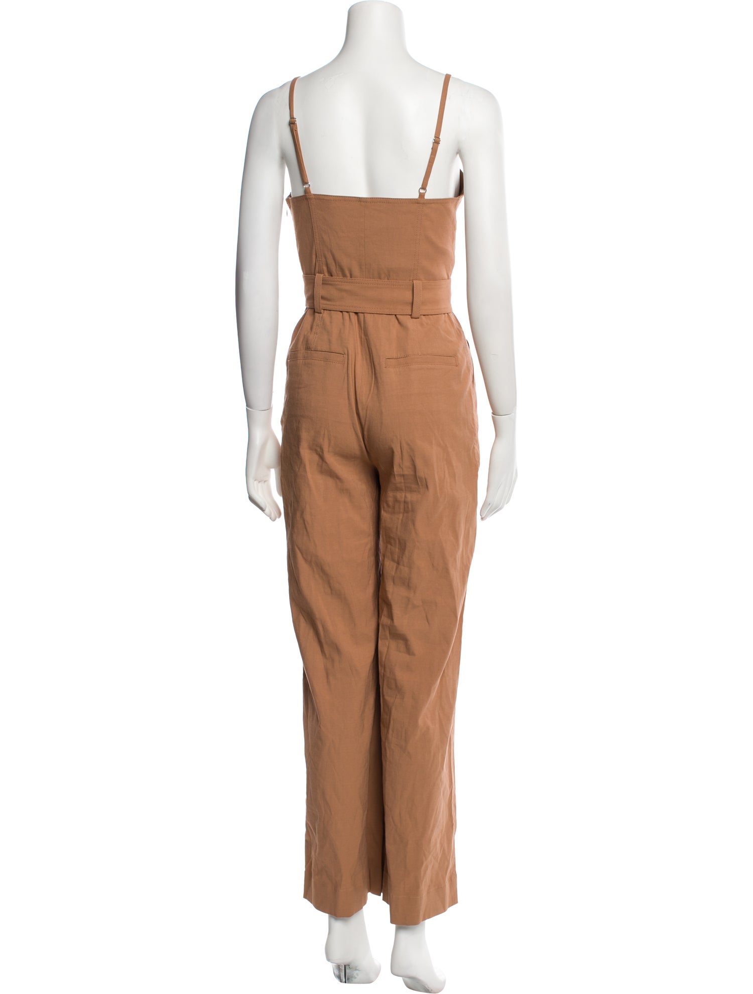 A.L.C. Linen V-Neck Jumpsuit